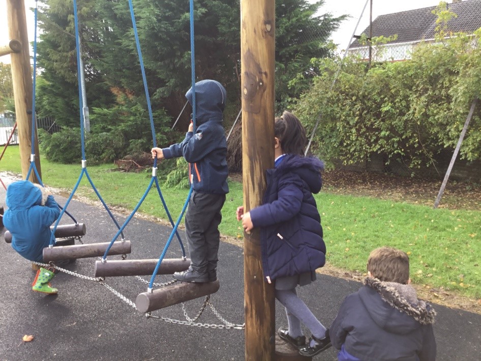 children playing outdoors